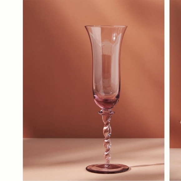 Anthropologie Pino Flute Glasses, Set of 4 - Picture 1 of 3